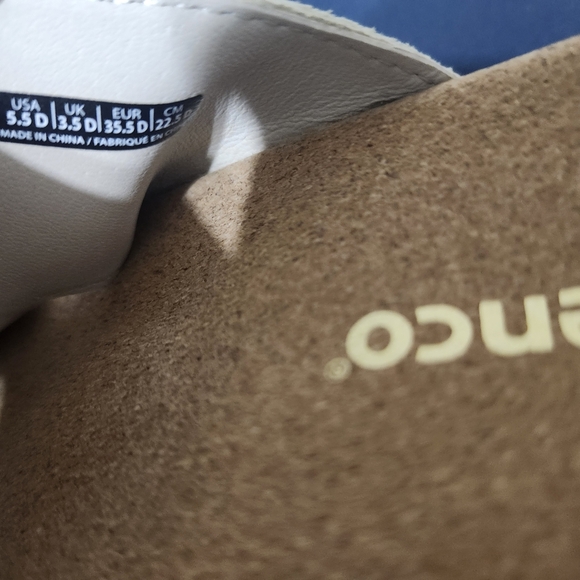 BNWT Spenco Women’s Yellow Sunrise Slide Sandals US 5.5 Genuine Suede Orthotic - Picture 6 of 16